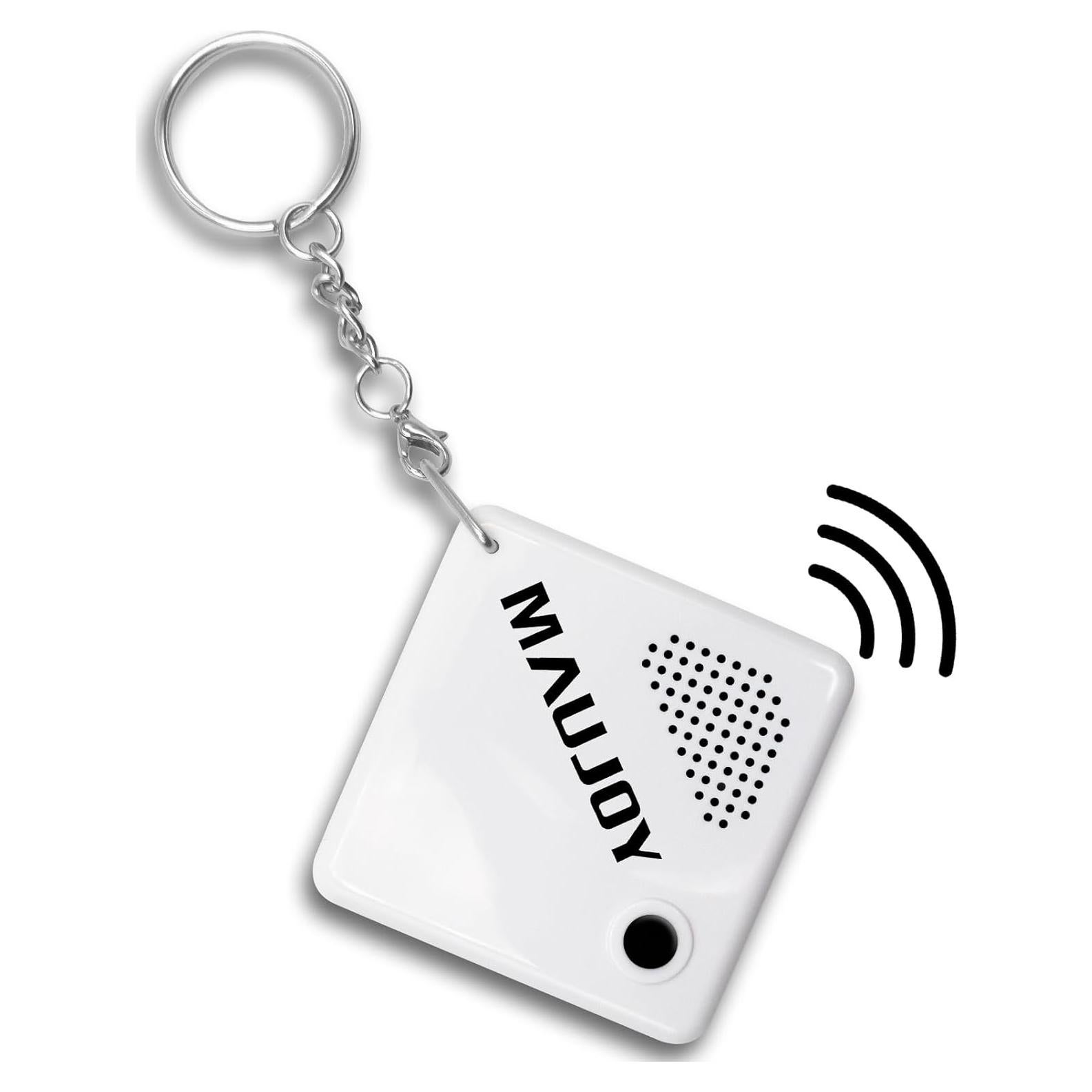 Reloj Hablante MAUJOY para Ciegos - Llavero Compacto Blanco