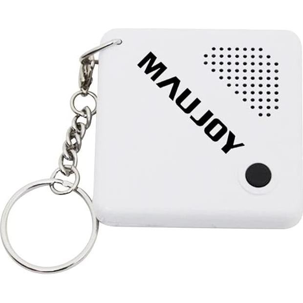 Reloj Hablante MAUJOY para Ciegos - Llavero Compacto Blanco