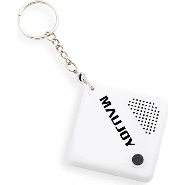 Reloj Hablante MAUJOY para Ciegos - Llavero Compacto Blanco