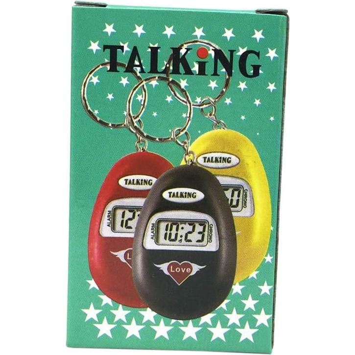 Reloj de Llavero VISIONU que Habla en Español con Alarma Roja