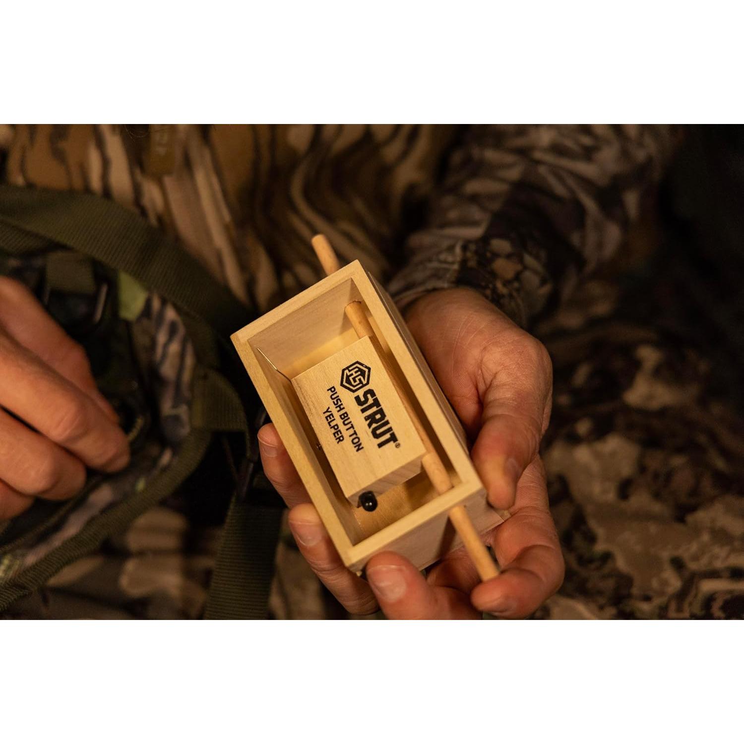 Yelper de Botón Hunters Specialties HS Strut Madera Compacto