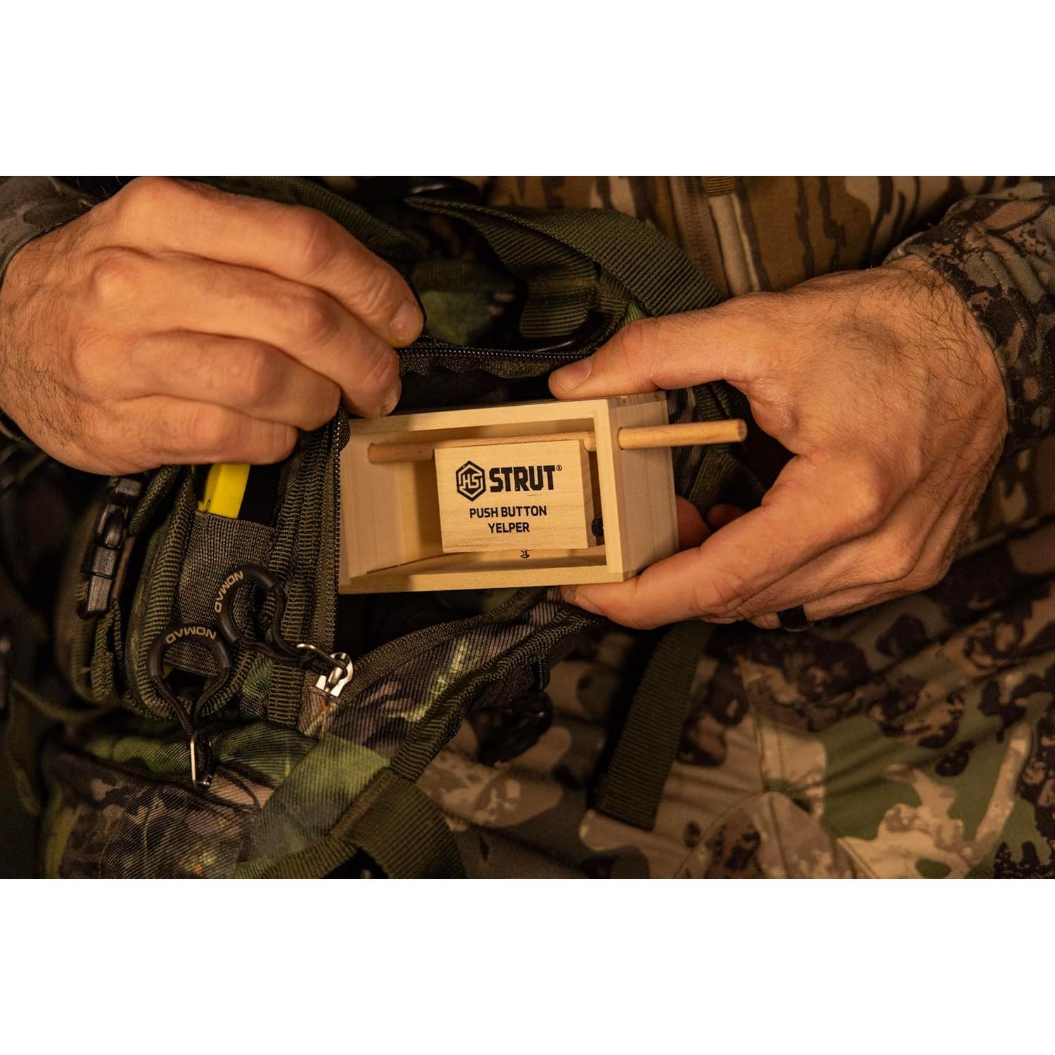 Yelper de Botón Hunters Specialties HS Strut Madera Compacto