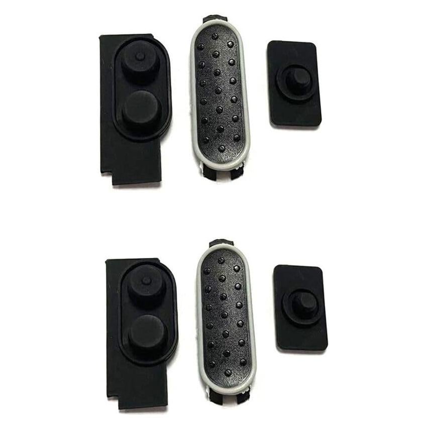 Botón de goma PTT 2 piezas para Motorola XPR3500e XiR P6600i