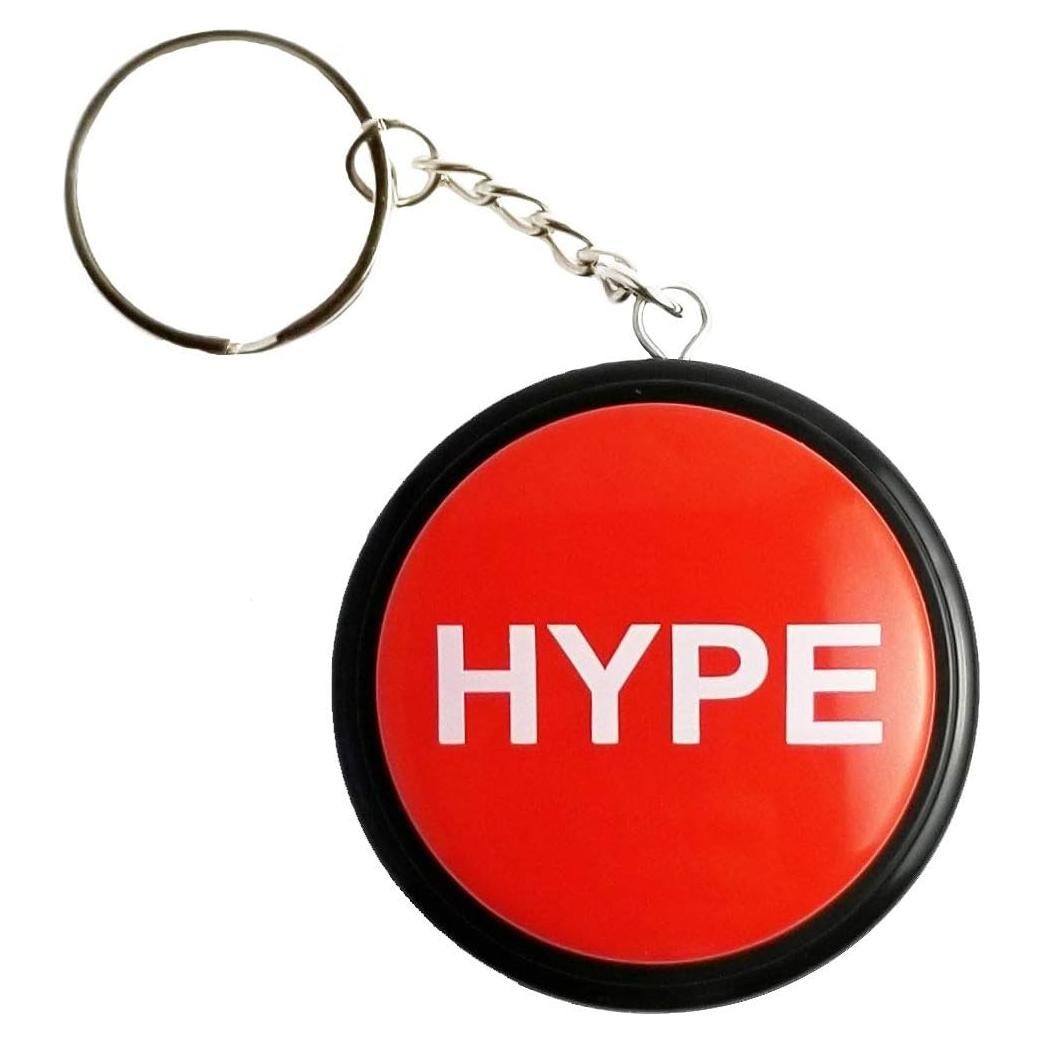 Llavero Botón HYPE2Go con Sonido de Trompeta Hip Hop