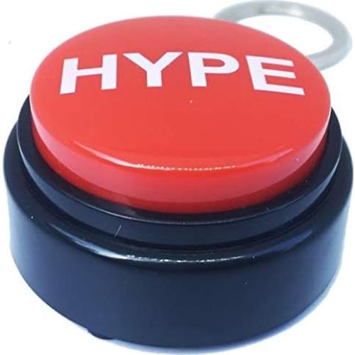 Llavero Botón HYPE2Go con Sonido de Trompeta Hip Hop