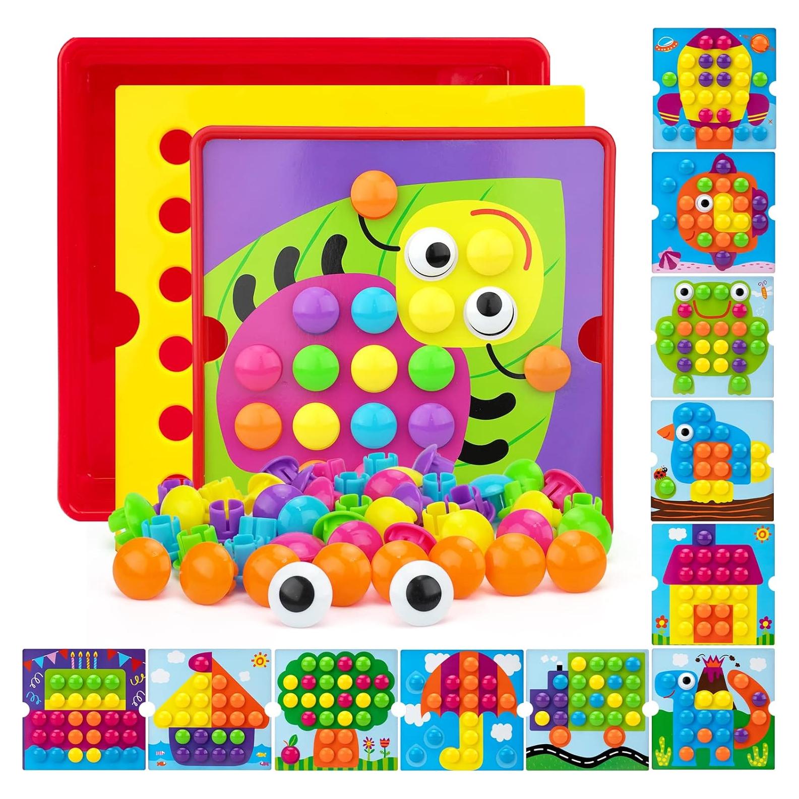 Juguete de Arte con Botones AluAbi 61 Piezas 20.5x22cm