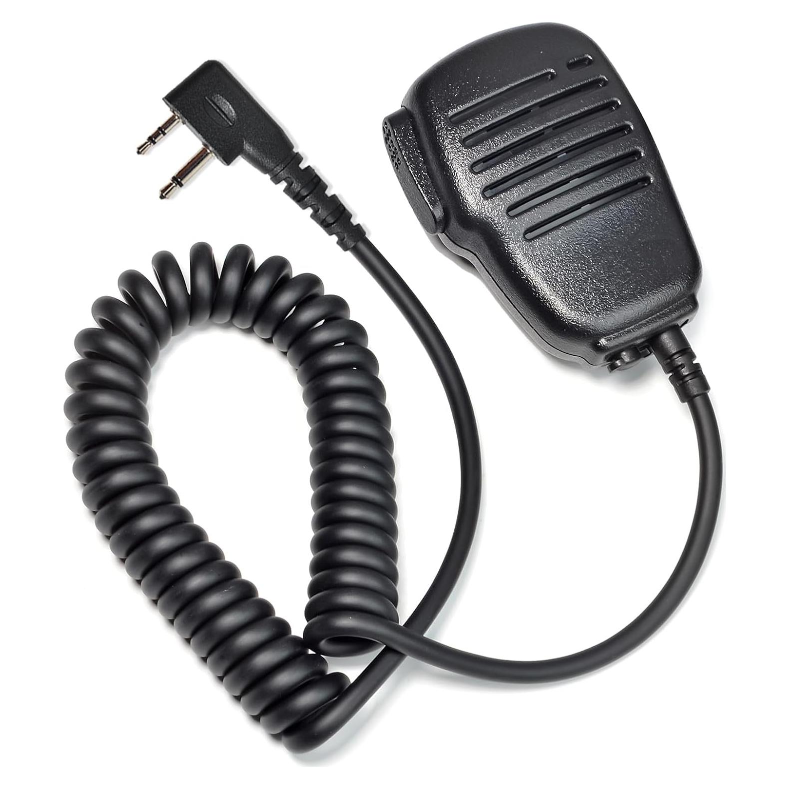 Micrófono de Altavoz HYS para Radios Midland 2 Pines - Negro