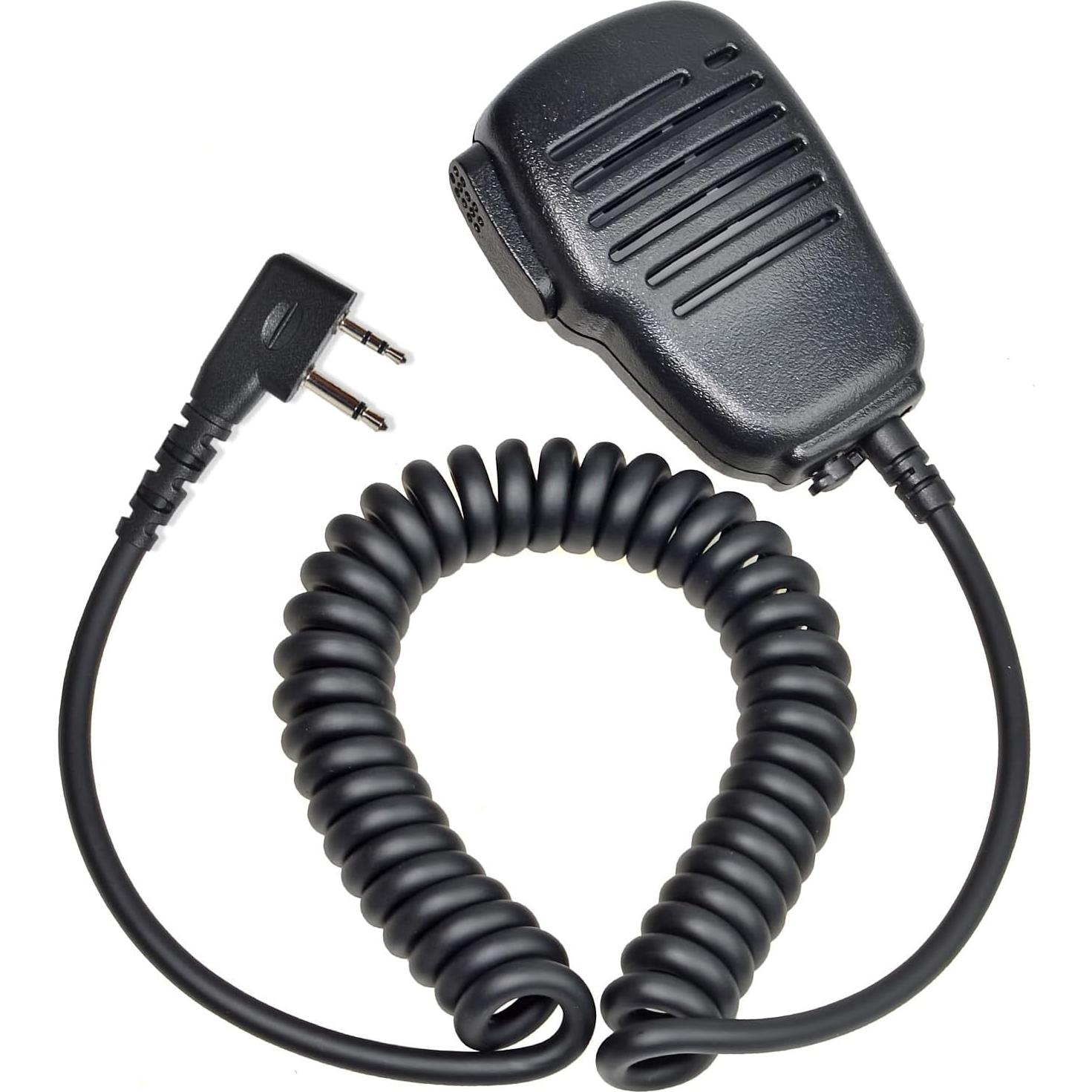 Micrófono de Altavoz HYS para Radios Midland 2 Pines - Negro