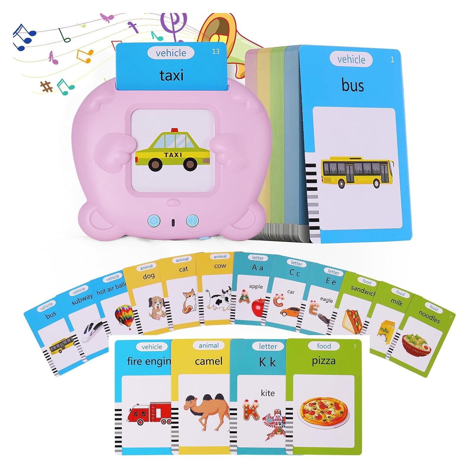 Tarjetas Flash Hablantes Global Tronics Oso Rosa 510 Palabras