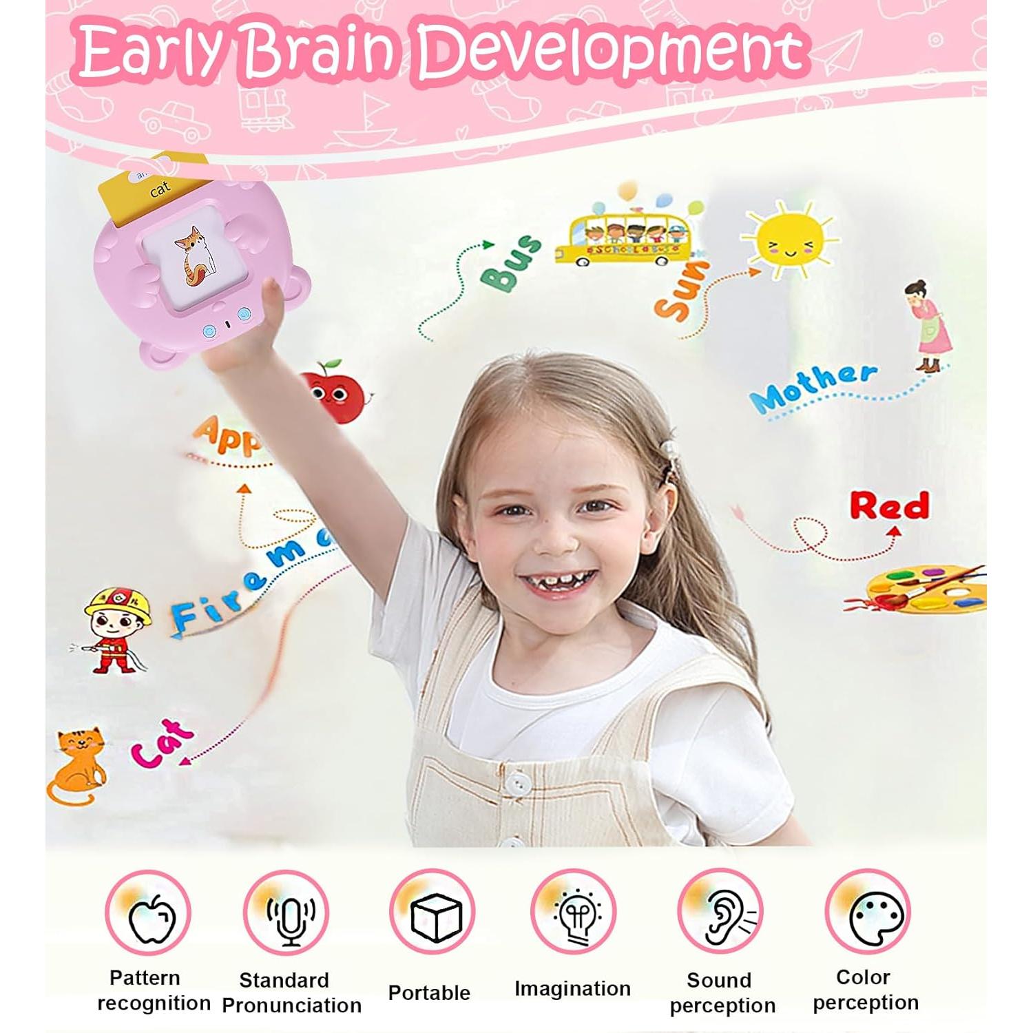 Tarjetas Flash Hablantes Global Tronics Oso Rosa 510 Palabras