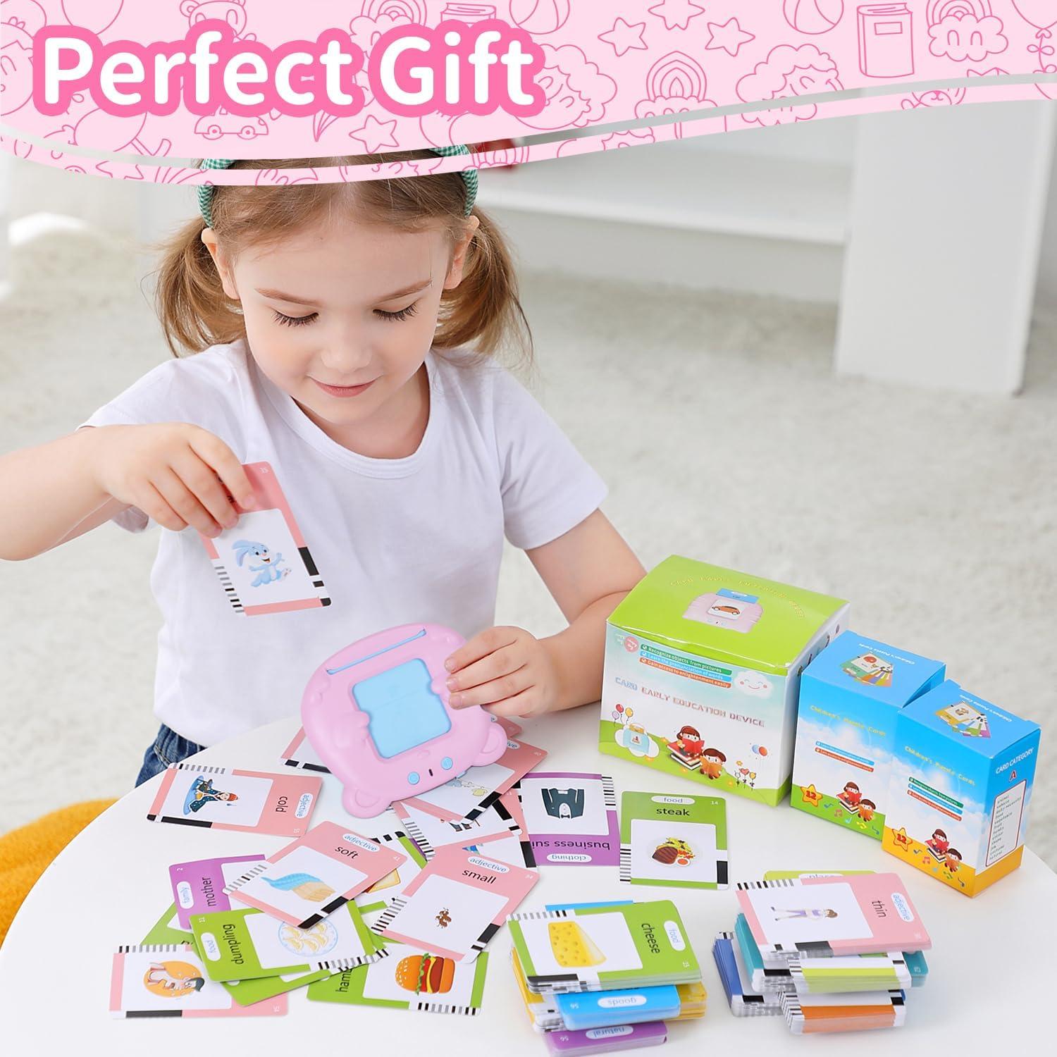 Tarjetas Flash Hablantes Global Tronics Oso Rosa 510 Palabras