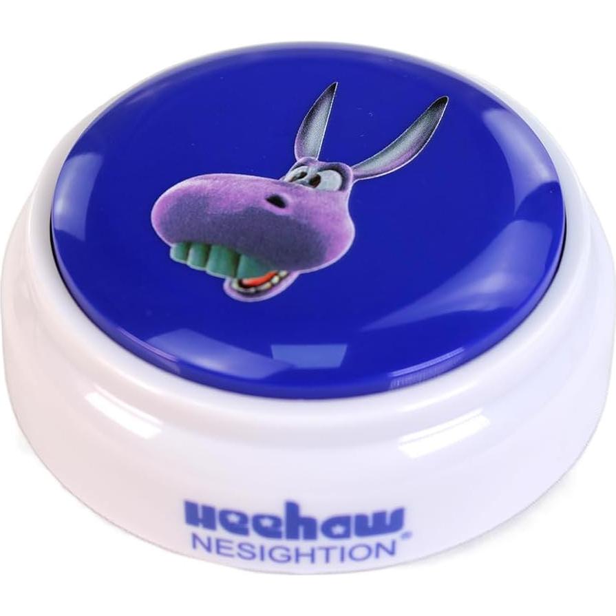 Botón HEE-haw de Burro - Sonidos Divertidos y Baterías Incluidas