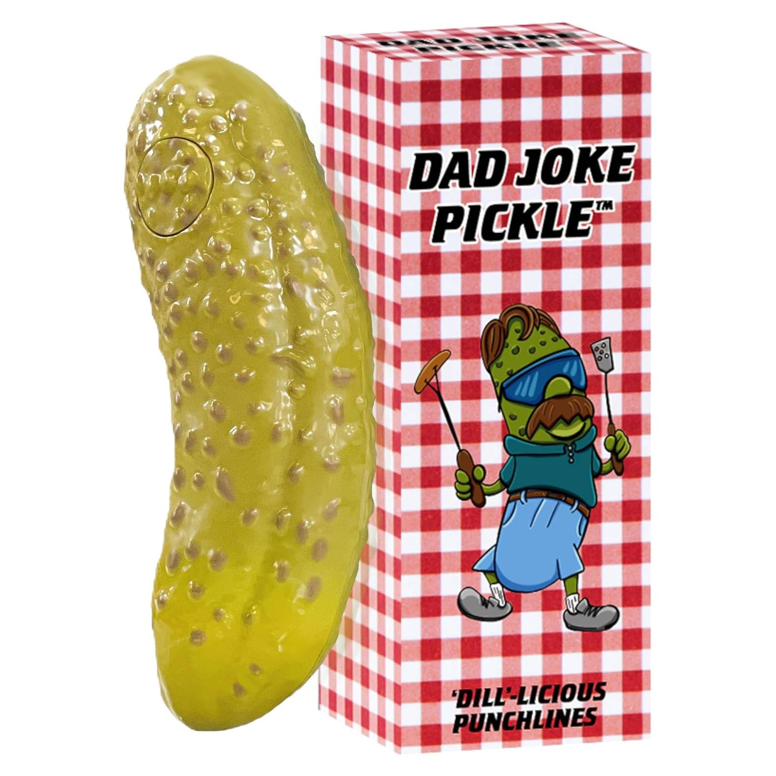 Botón de Chistes de Papá DR DINGUS en Forma de Pepinillo - 100+ Chistes