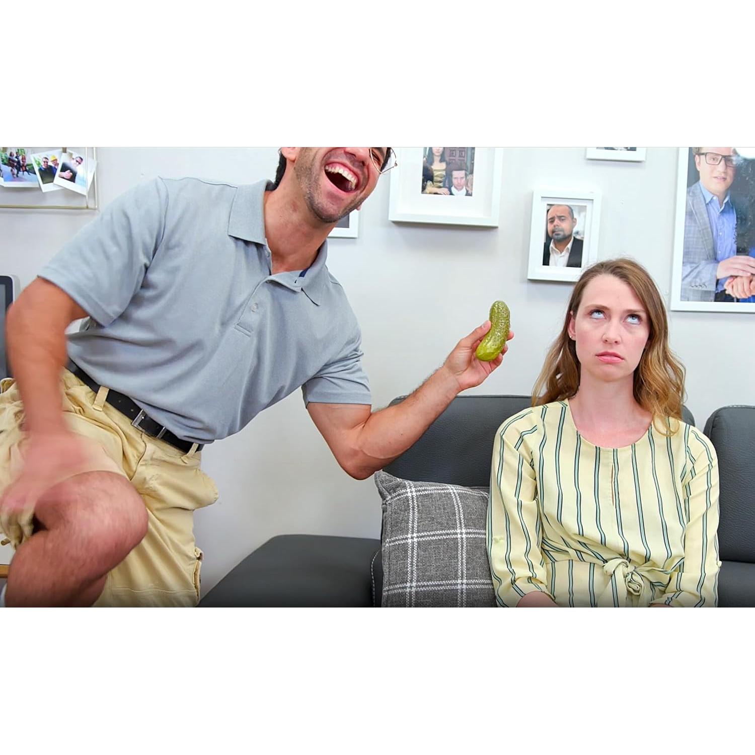 Botón de Chistes de Papá DR DINGUS en Forma de Pepinillo - 100+ Chistes