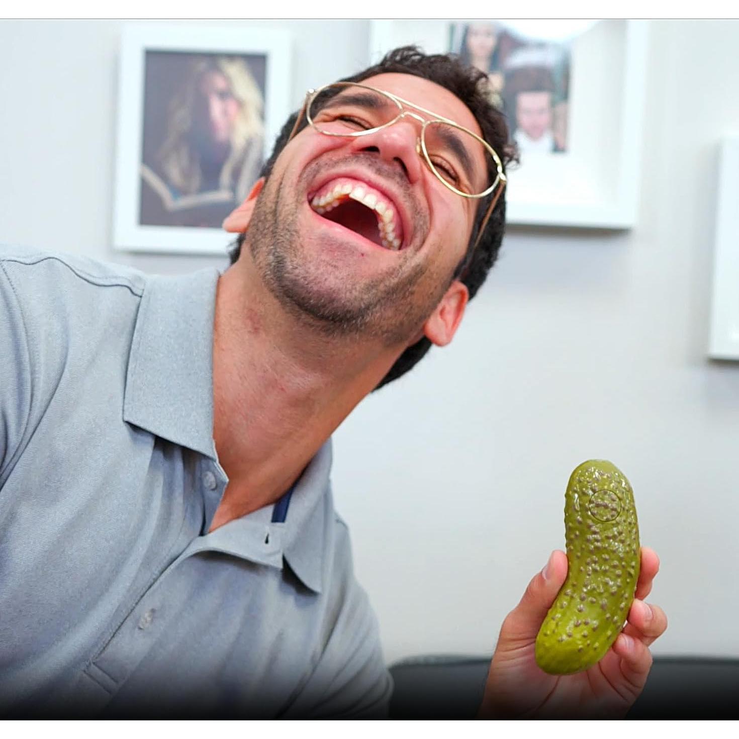 Botón de Chistes de Papá DR DINGUS en Forma de Pepinillo - 100+ Chistes