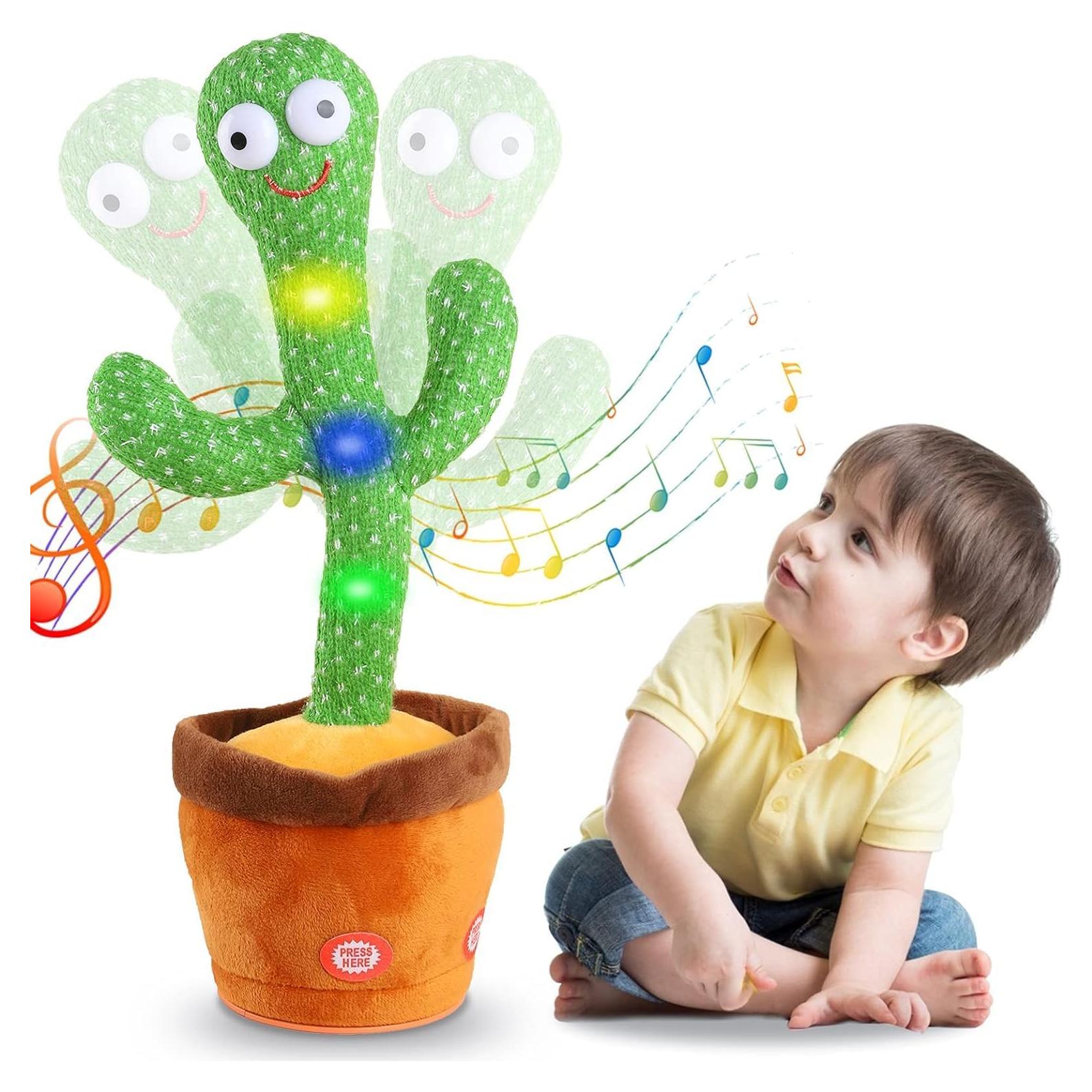 Juguete Cactus Hablante Aunpoos 120 Canciones Educativo