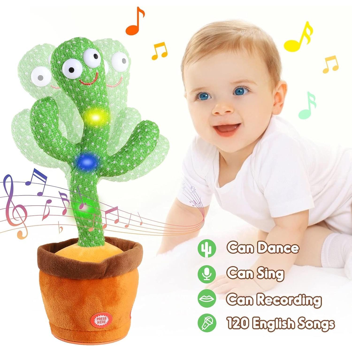 Juguete Cactus Hablante Aunpoos 120 Canciones Educativo