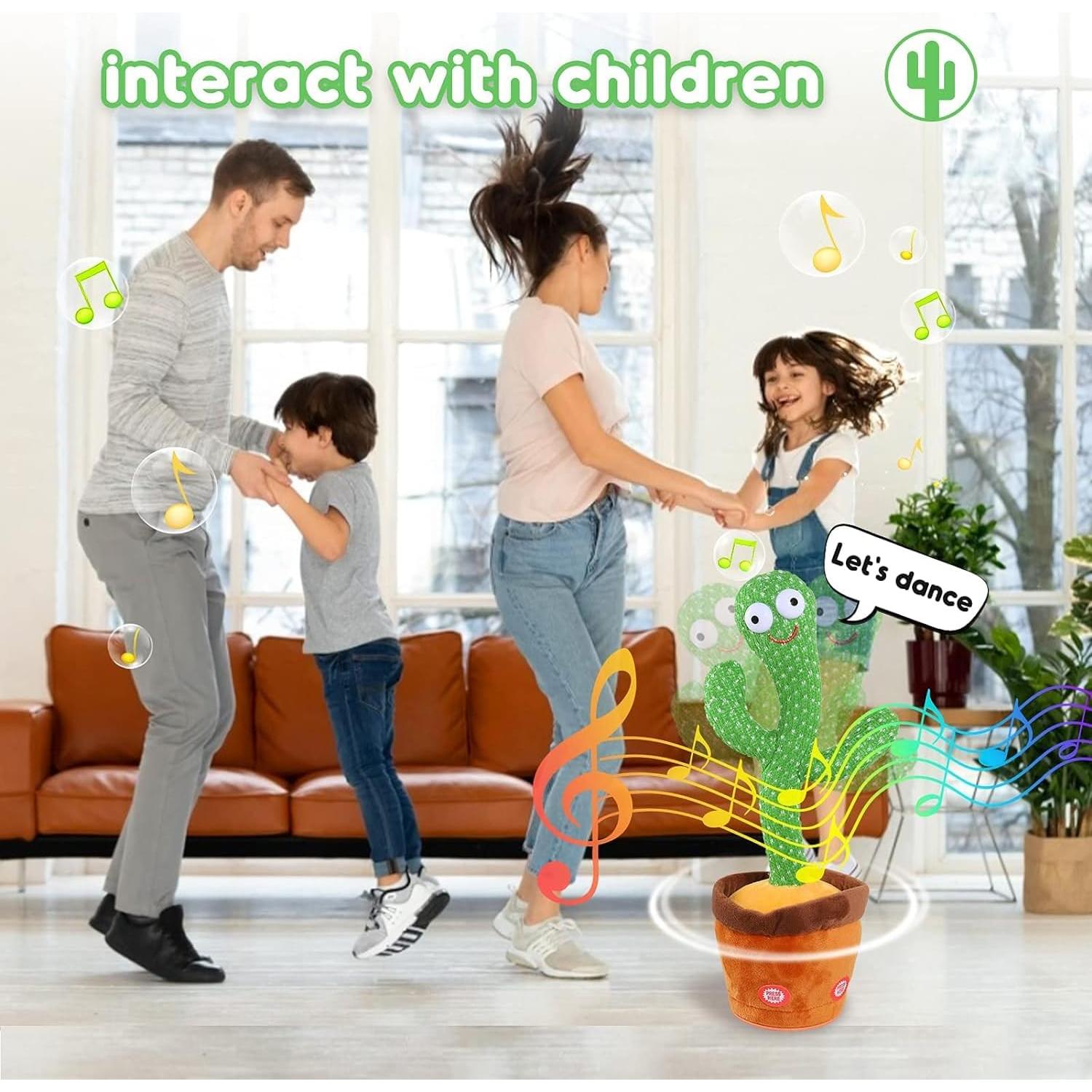 Juguete Cactus Hablante Aunpoos 120 Canciones Educativo