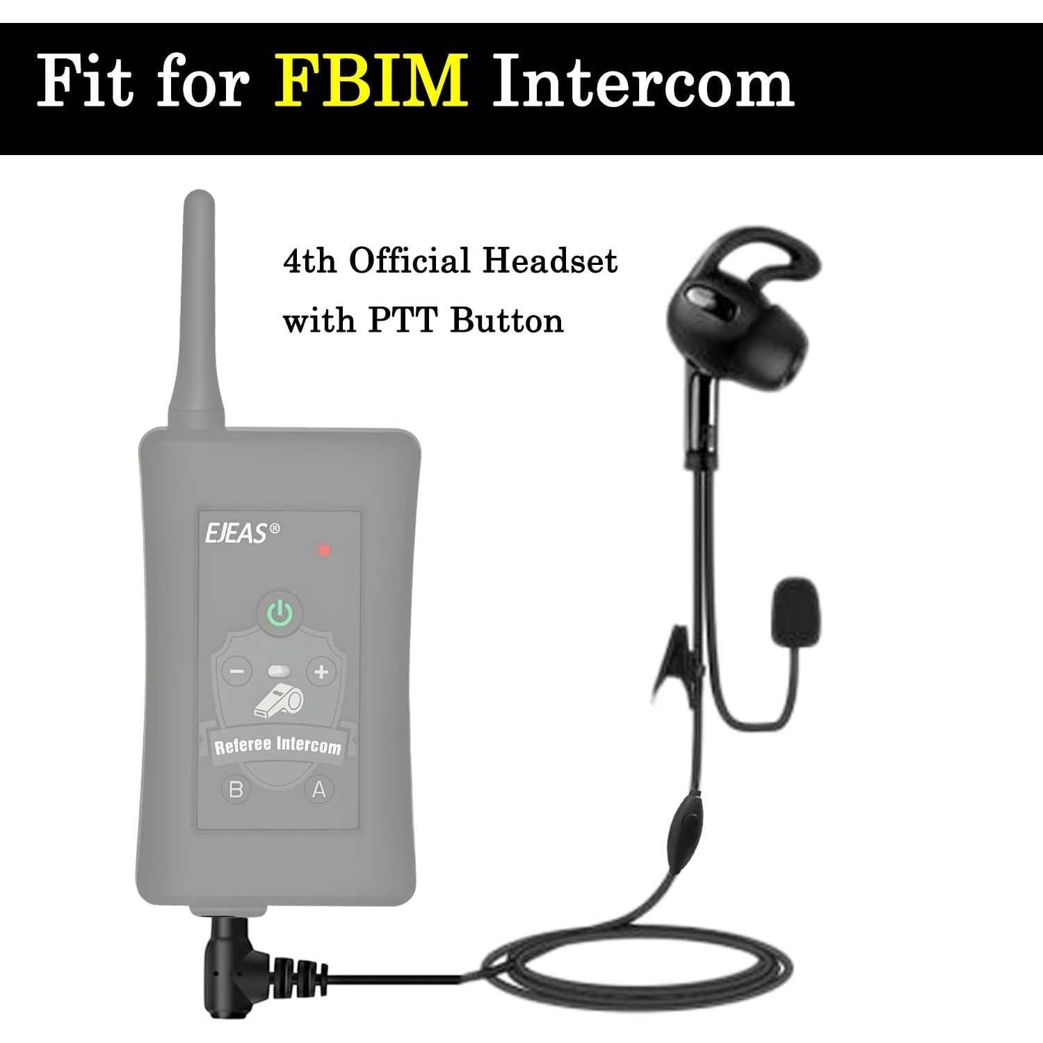 Auricular de árbitro GaiRen AA017 con PTT y conector 3.5mm