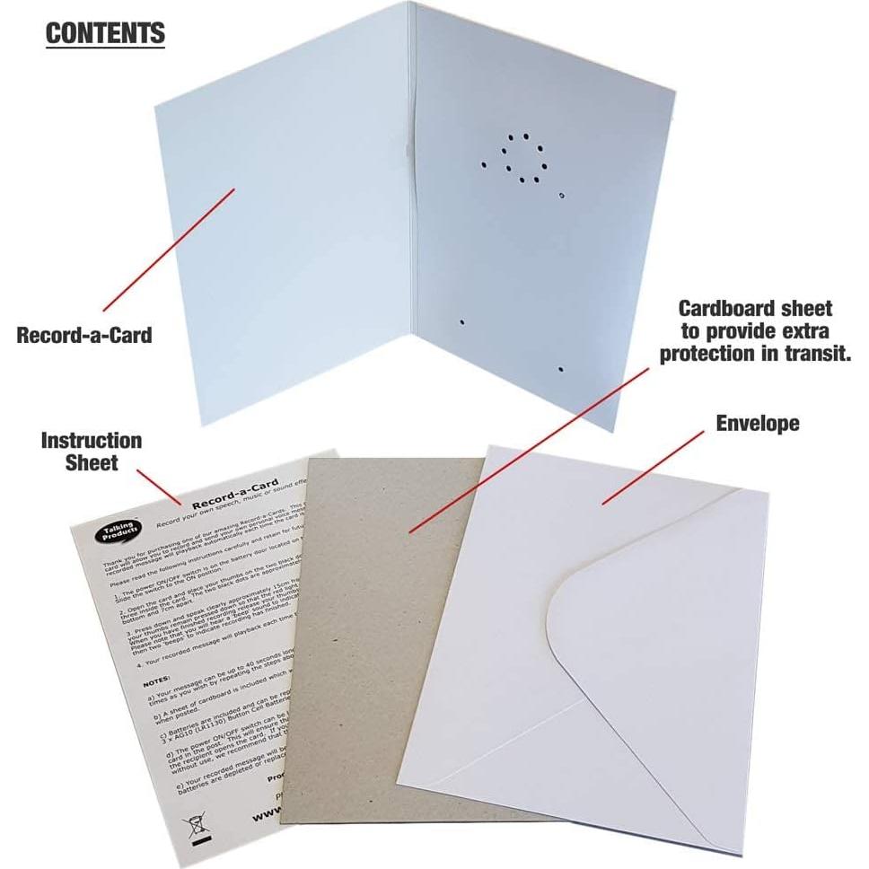 Tarjeta de Felicitación Grabable por Voz Productos Hablantes 40s