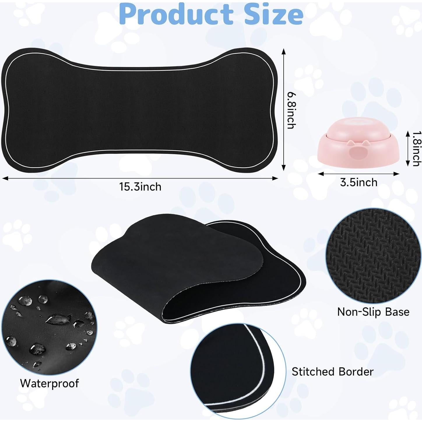 Botones de Comunicación para Perros Saxialy - 4 Piezas Grabables