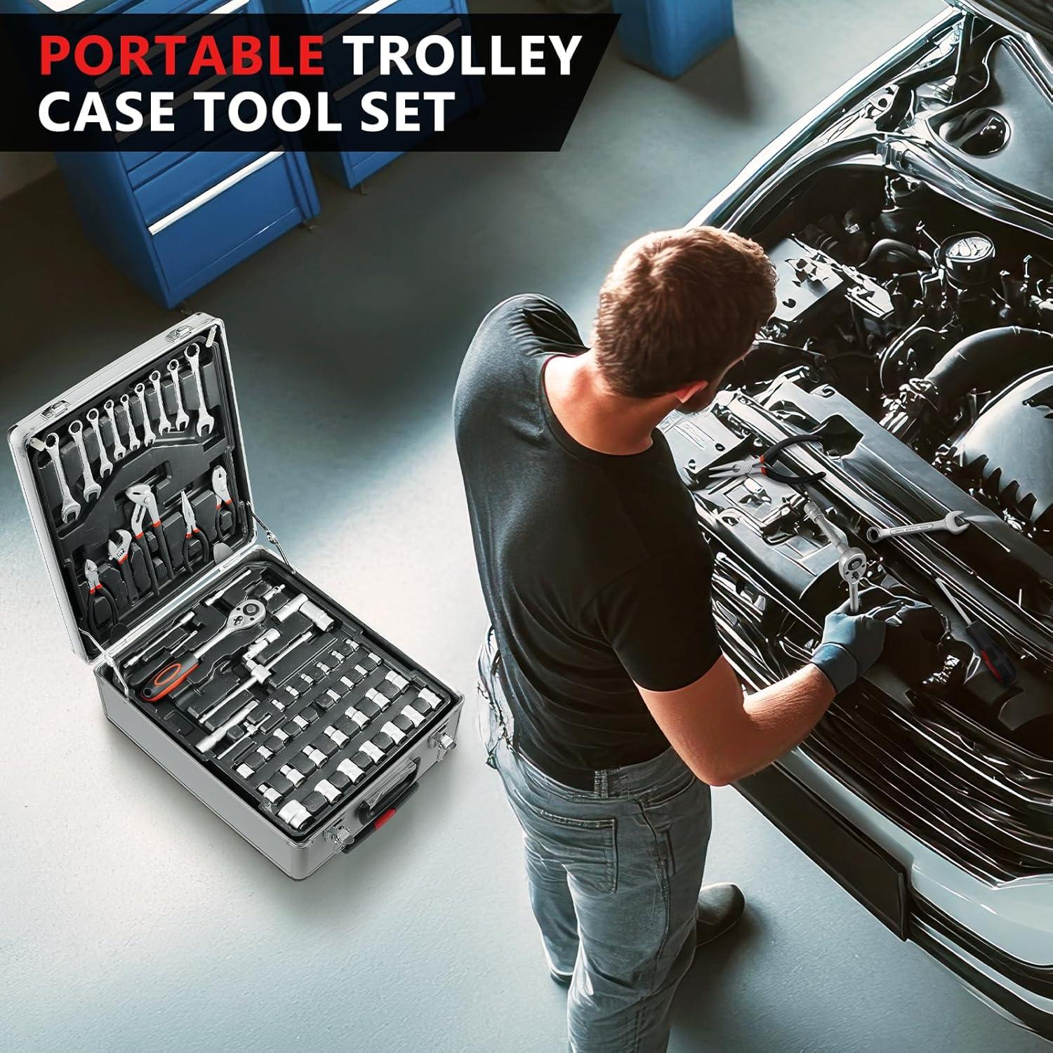 Juego de Herramientas Mecánicas TLGREEN 799 pcs con Estuche