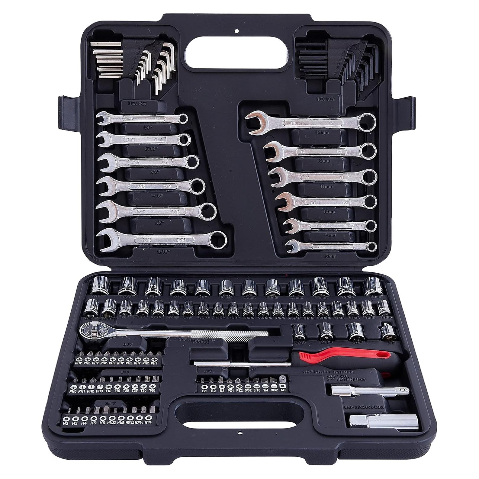 Juego de Herramientas Mecánicas 121 Piezas MECHMAX con Estuche