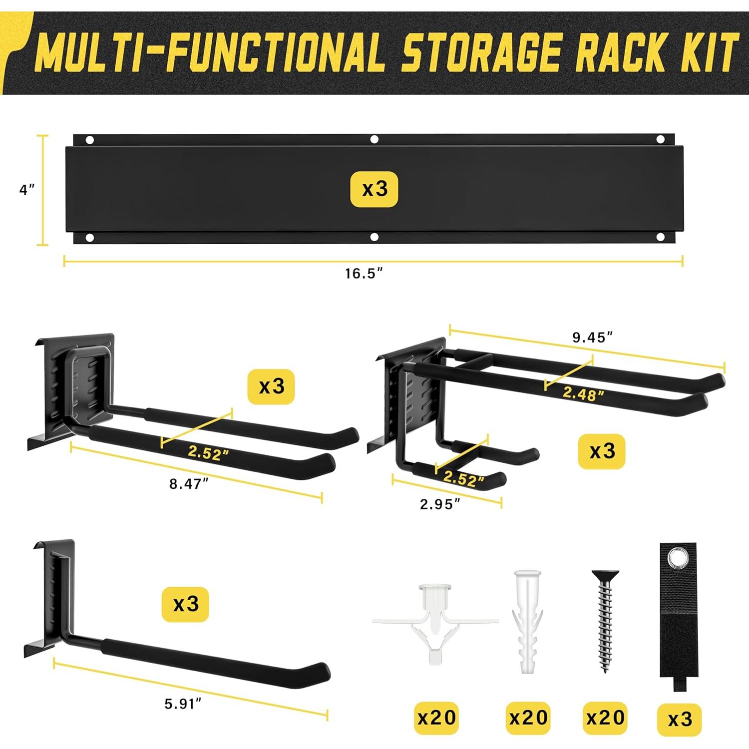 Organizador de Pared para Garaje KLASIT 48" 675 lbs
