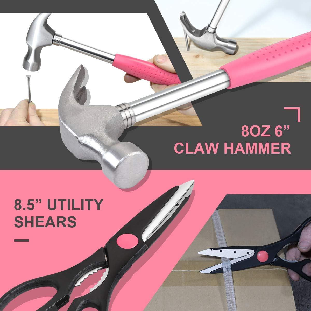 Kit de Herramientas de 39 Piezas DNA MOTORING Rosa