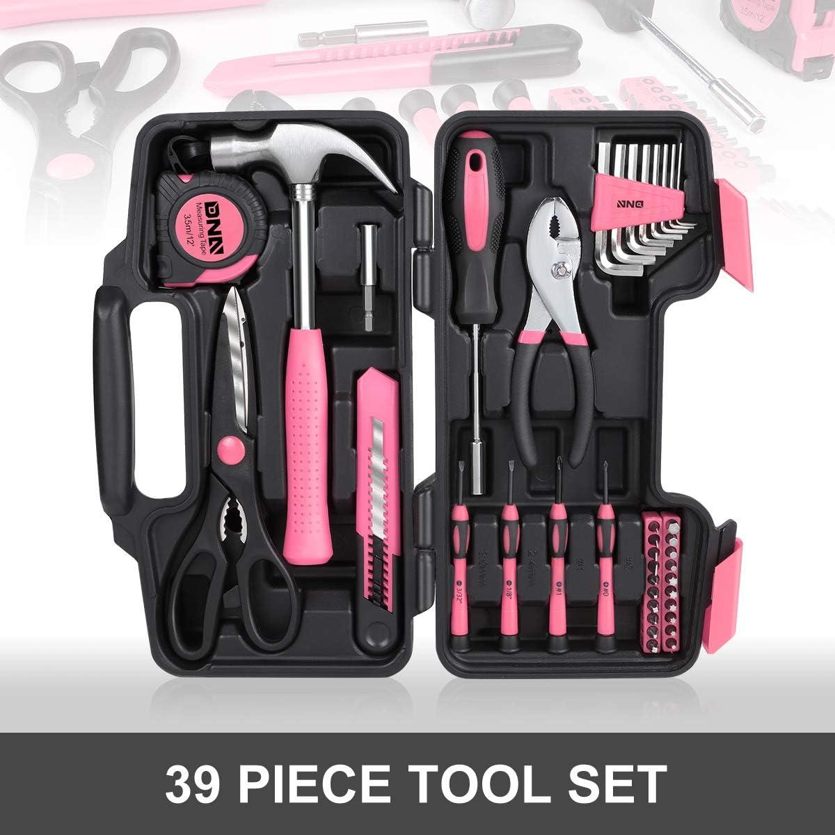 Kit de Herramientas de 39 Piezas DNA MOTORING Rosa