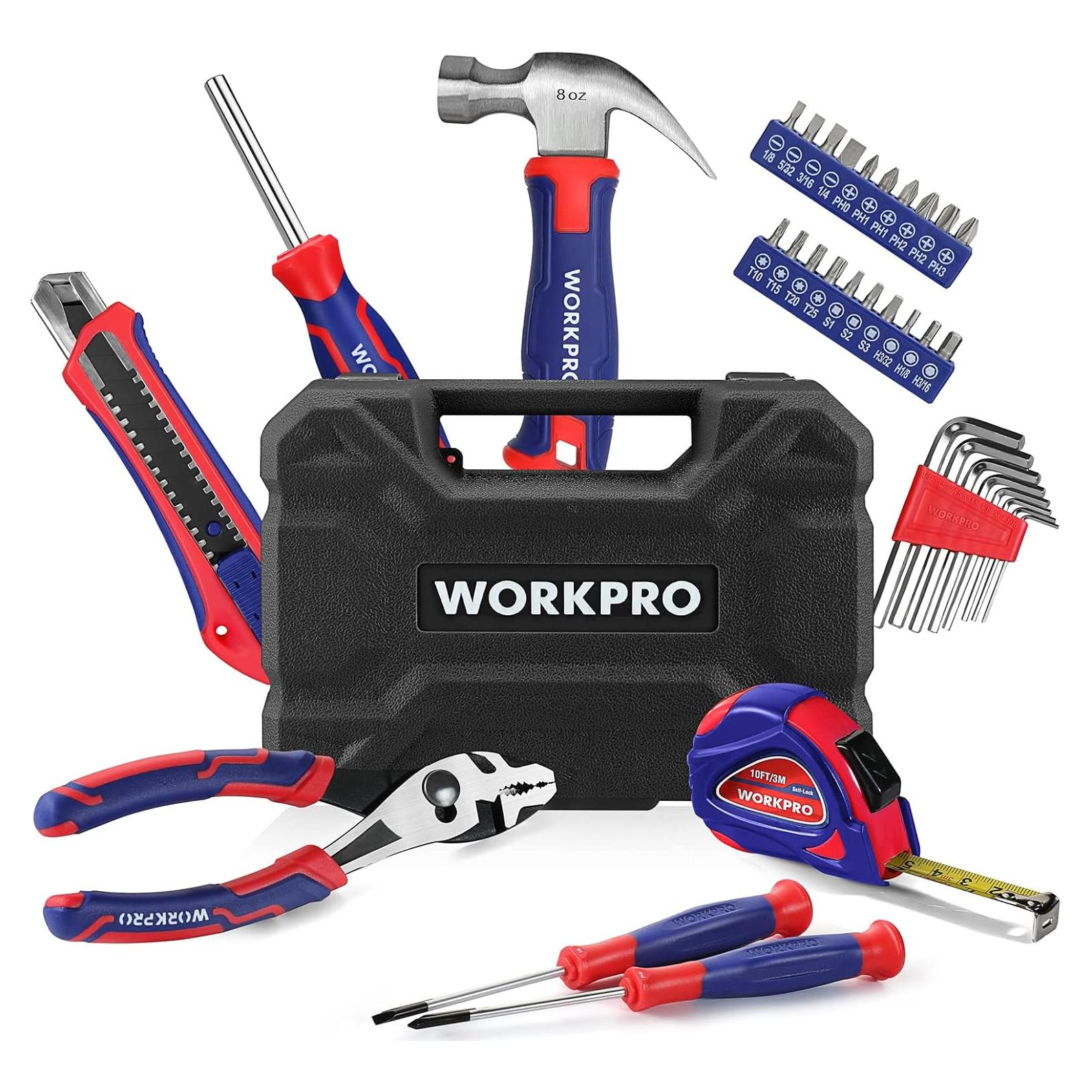 Set de Herramientas Workpro 35 Piezas con Caja de Almacenamiento