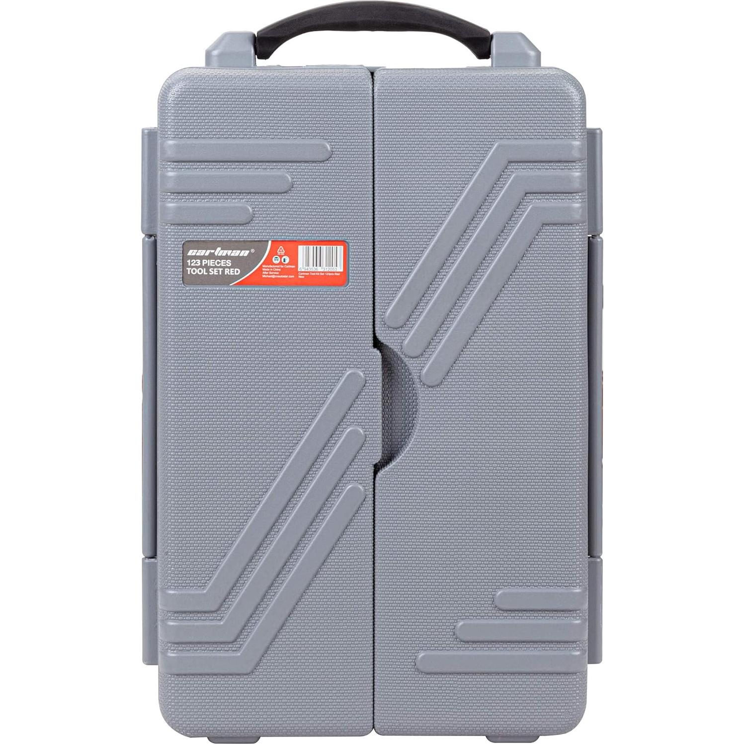 Juego de Llaves de Vaso 123 Piezas CARTMAN con Caja de Almacenamiento