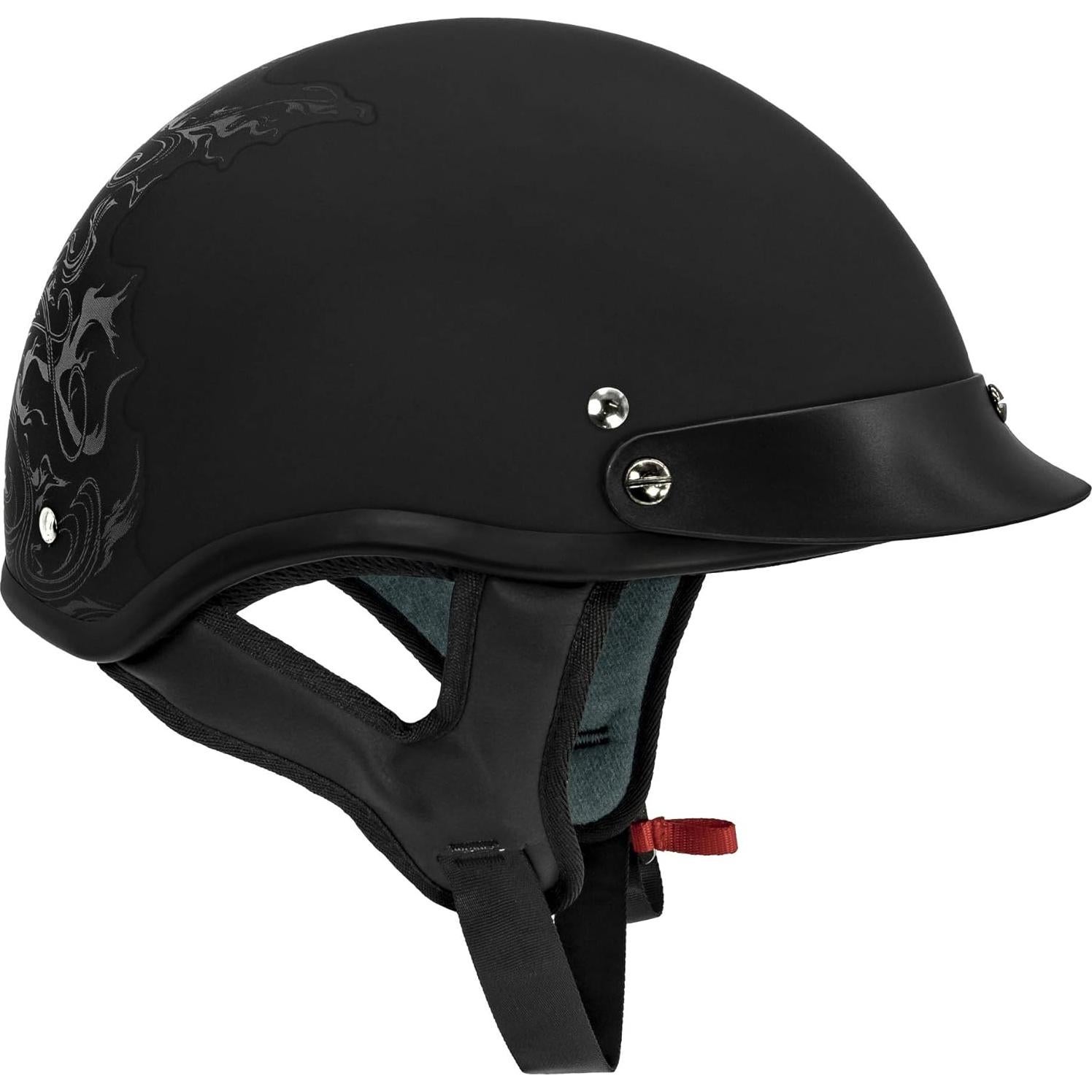 Casco VCAN V5 Cruiser Negro XL Acolchado Cómodo