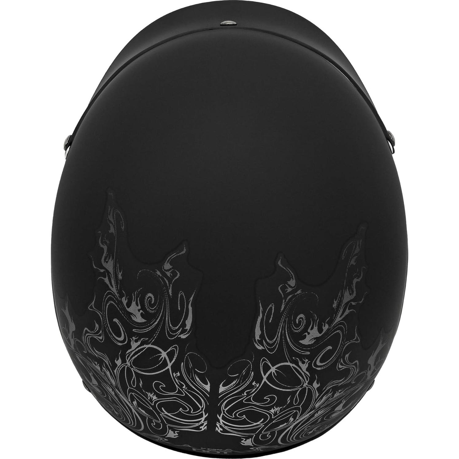 Casco VCAN V5 Cruiser Negro XL Acolchado Cómodo