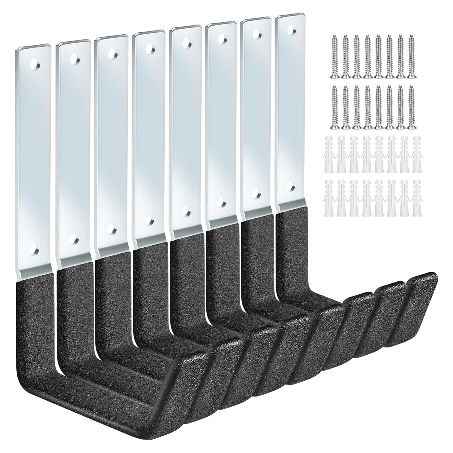 Juego de 8 Ganchos de Garaje TVKB Alta Resistencia 39.9 kg