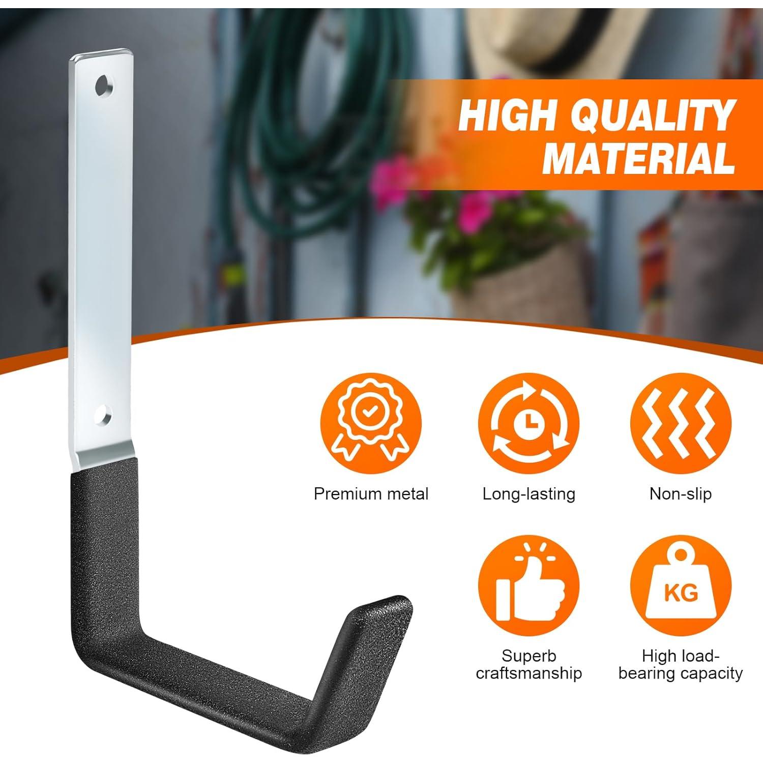 Juego de 8 Ganchos de Garaje TVKB Alta Resistencia 39.9 kg