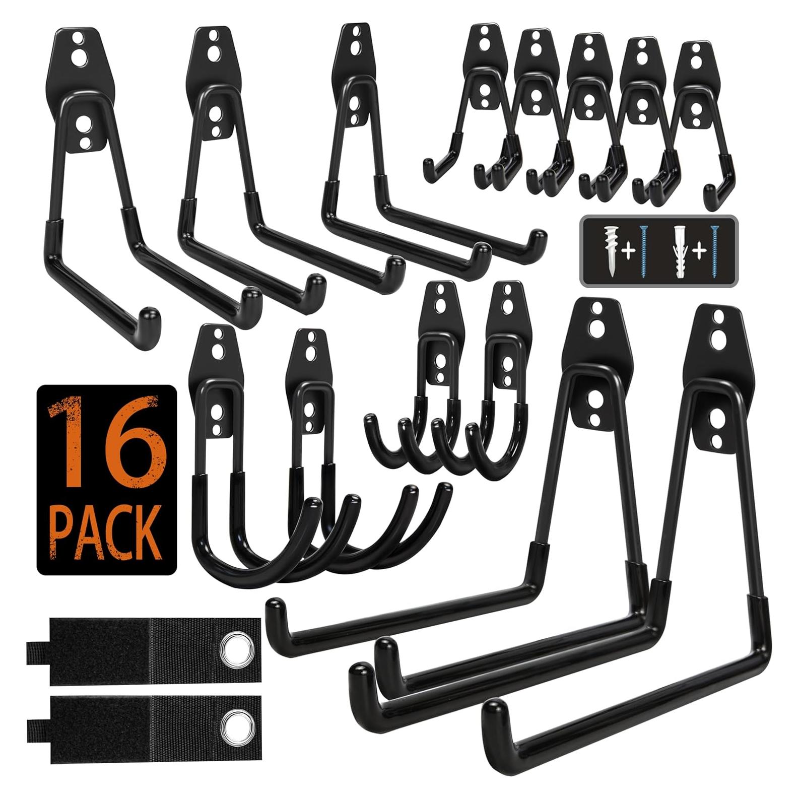 Ganchos de Almacenamiento KOFANI 16 Piezas Alta Resistencia