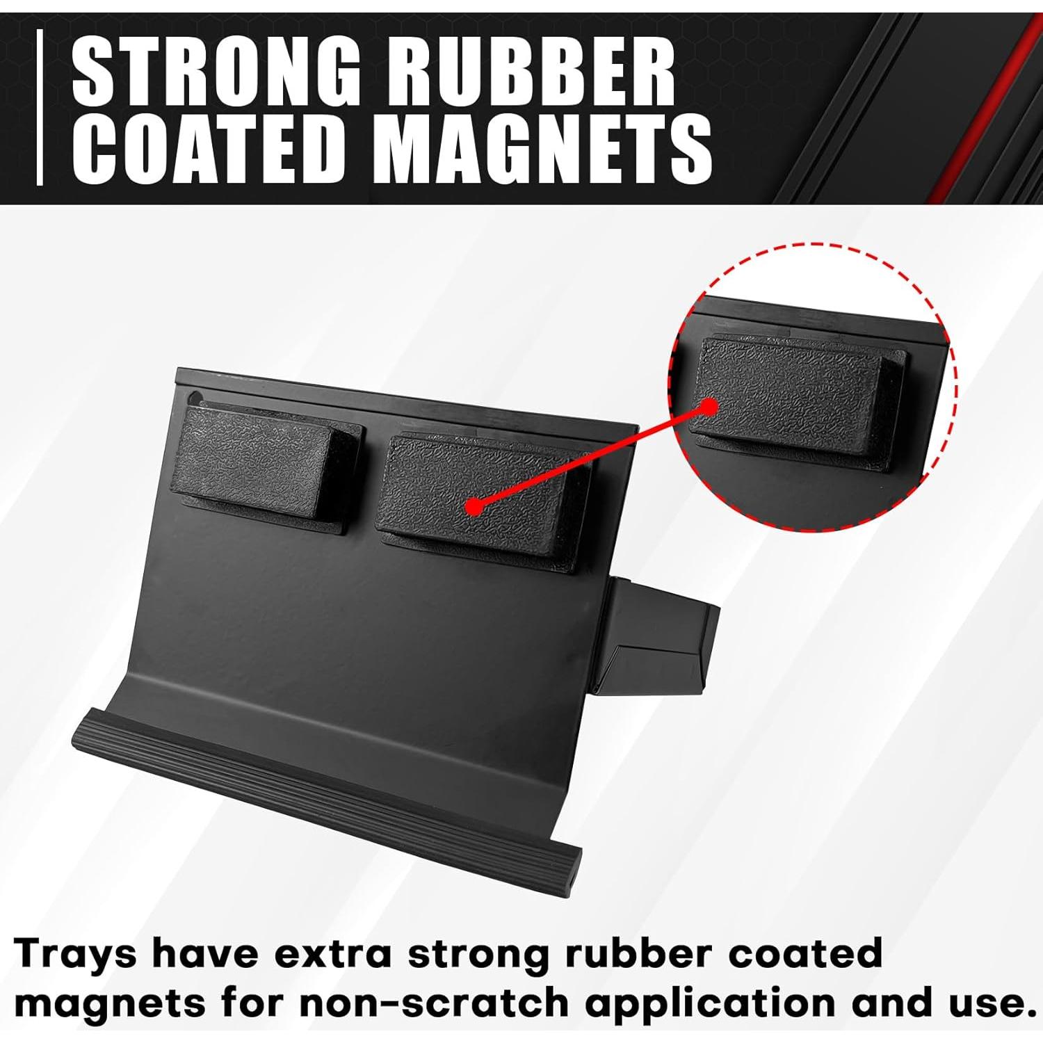 C&T Juego de Estante Magnético 4 Piezas para Herramientas