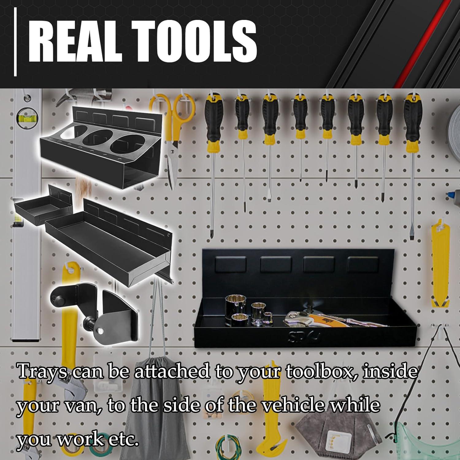 C&T Juego de Estante Magnético 4 Piezas para Herramientas