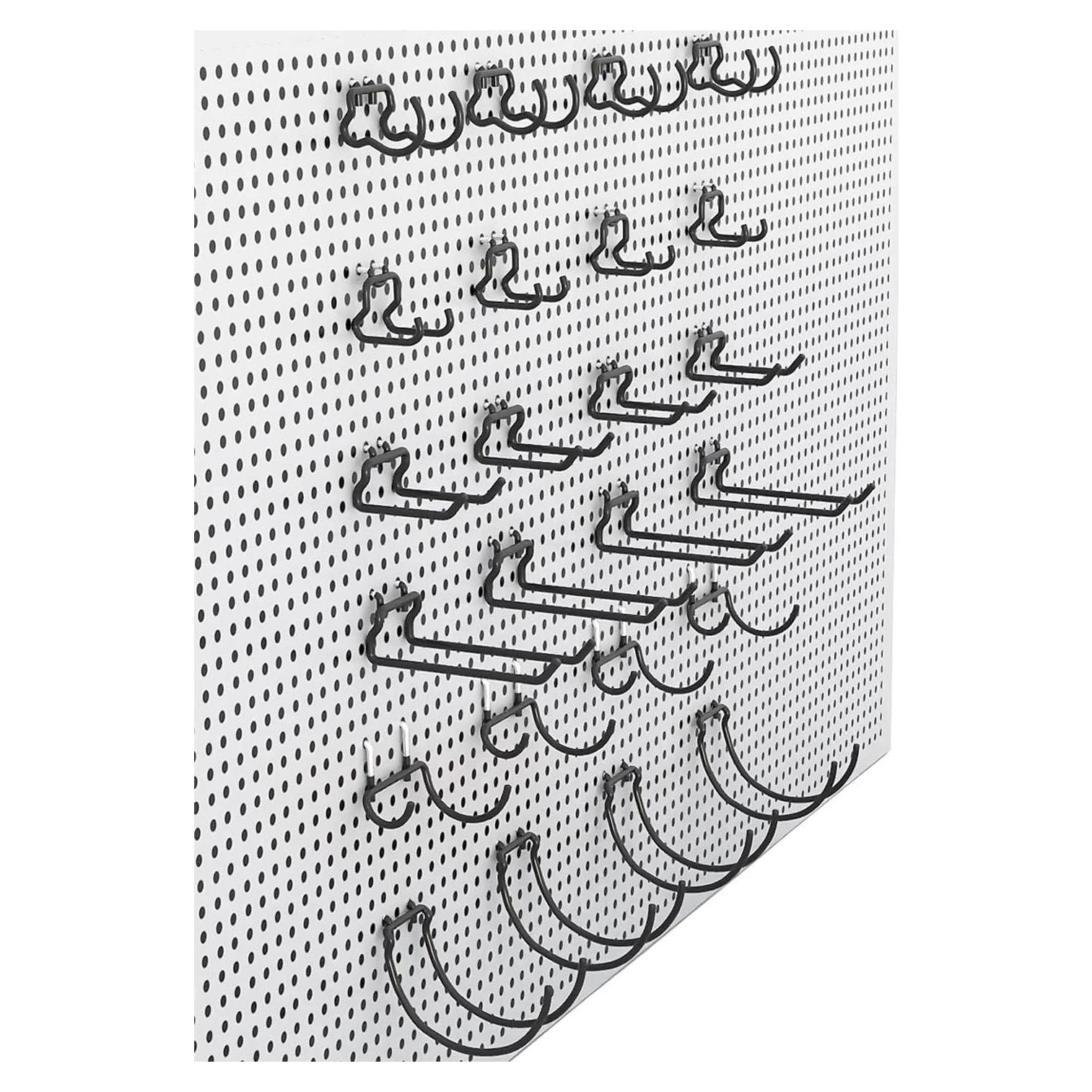 Ganchos para Tablero de Clavos KINOMI - 24 Piezas Alta Resistencia