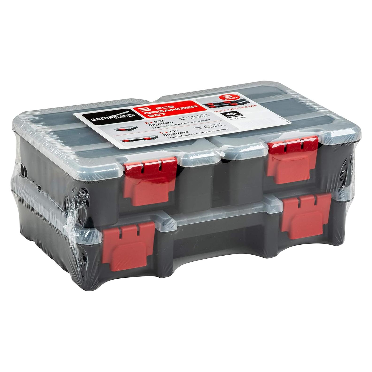 Juego de Organizadores Gator Clamps 3 Piezas Nylon 28x18 cm