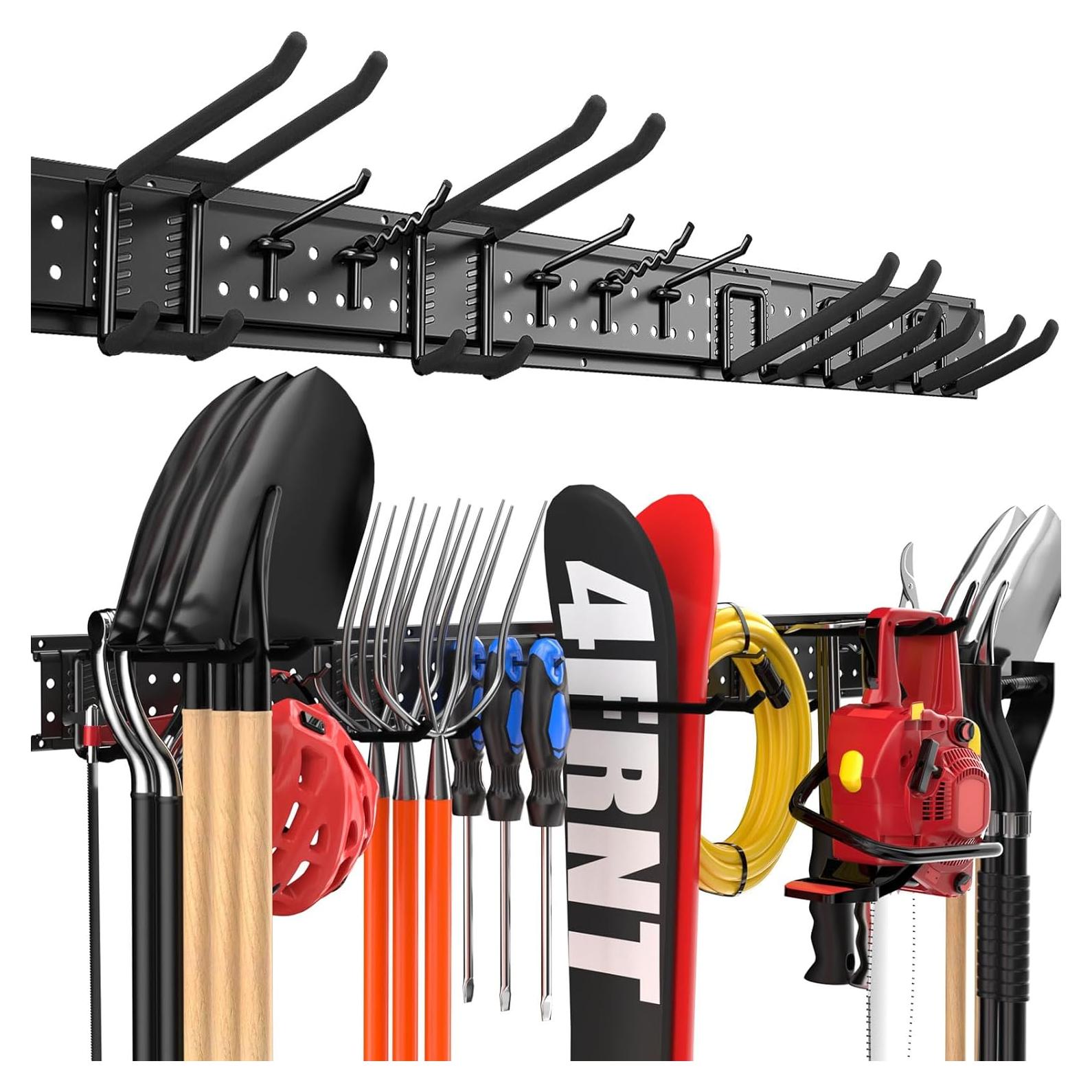 Organizador de Herramientas de Garaje ZICANYCO 121.92 cm 10 Ganchos