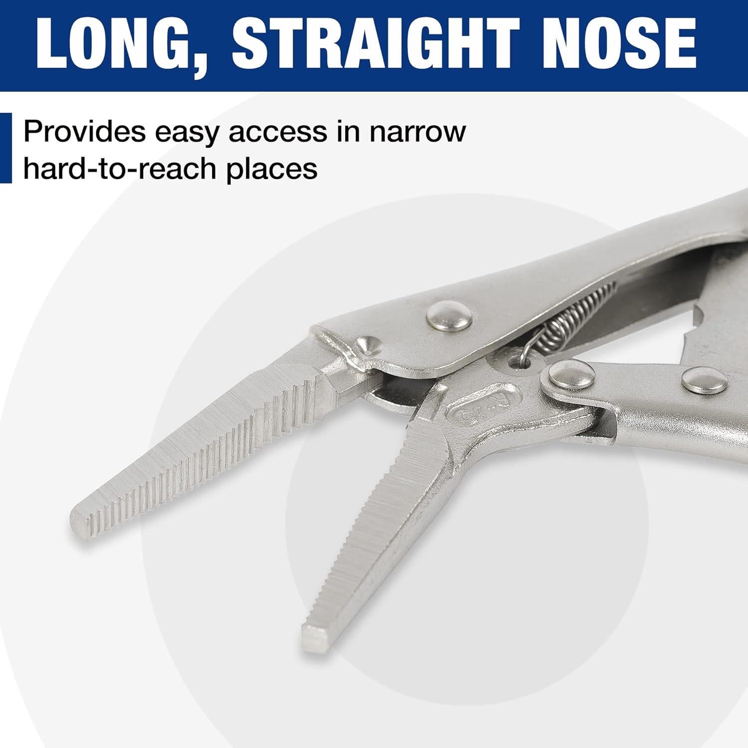 Juego de 5 Pinzas de Bloqueo WORKPRO - Acero Cromo-Vanadio