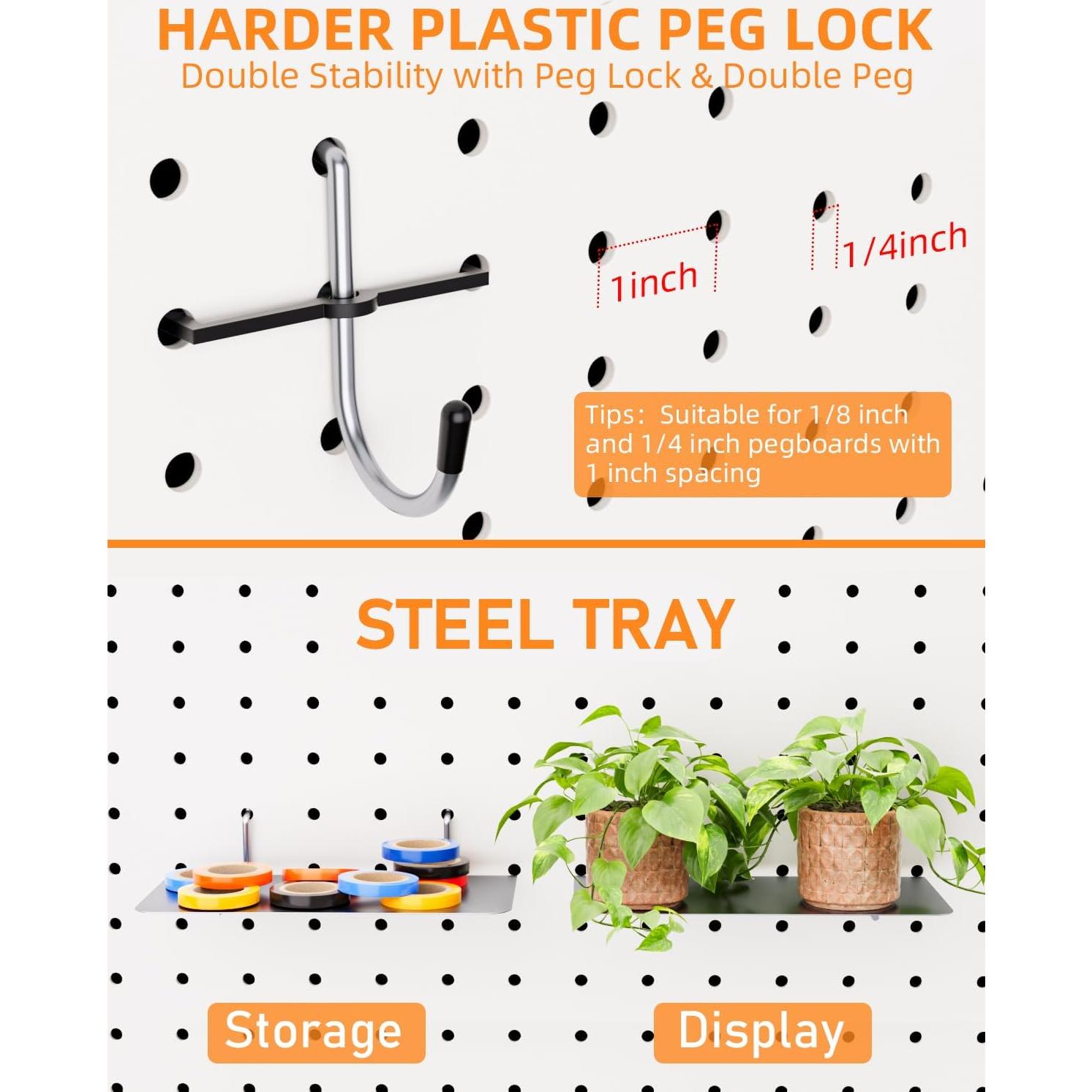 Kit Organizador de Accesorios para Tablero de Clavos INCLY 238 Piezas