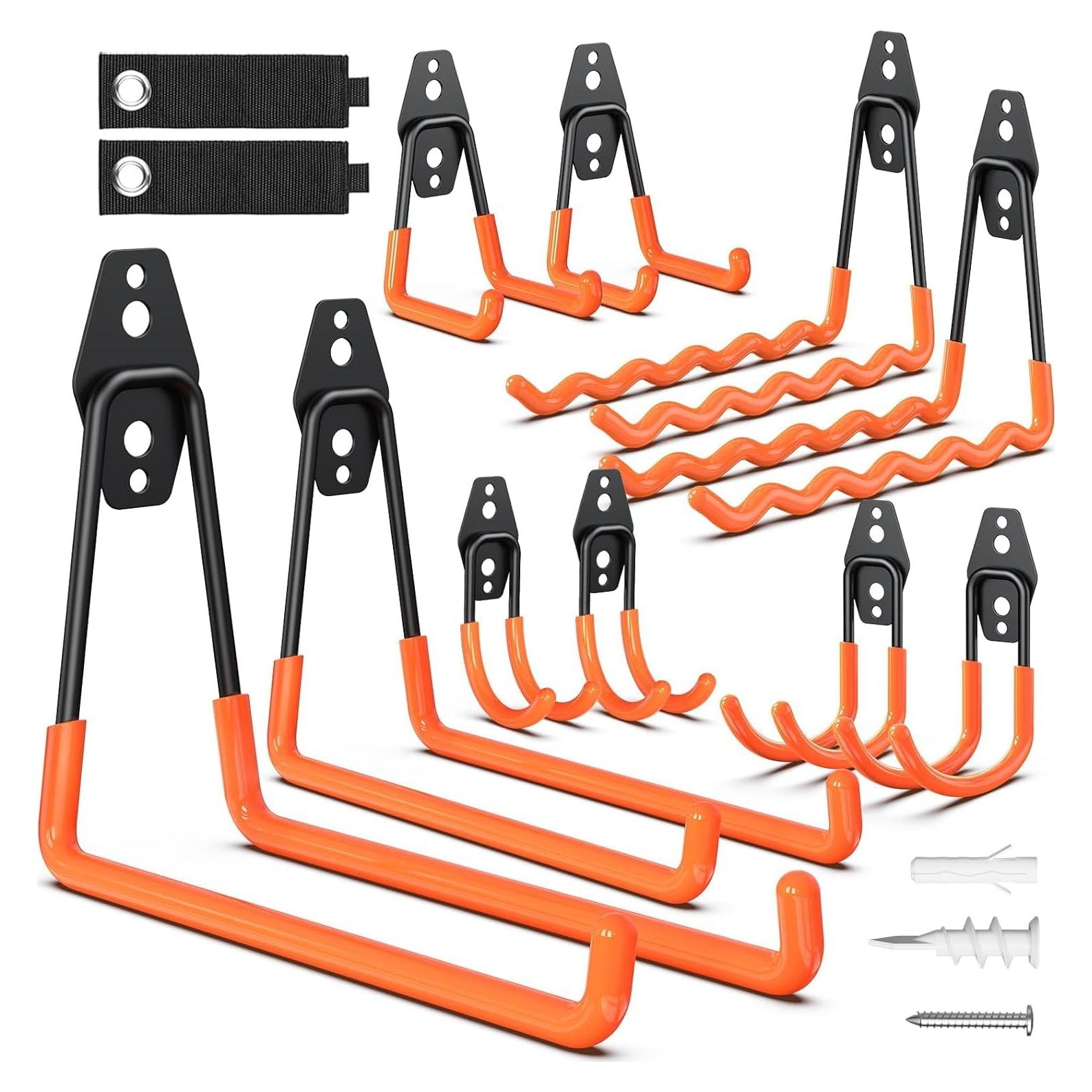 Ganchos de Almacenamiento HSTMYFS para Garaje, 10 Piezas, 35kg