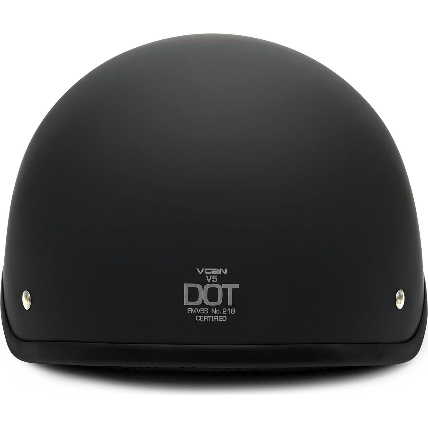 Cruiser Solid Half Face Motorcycle Helmet