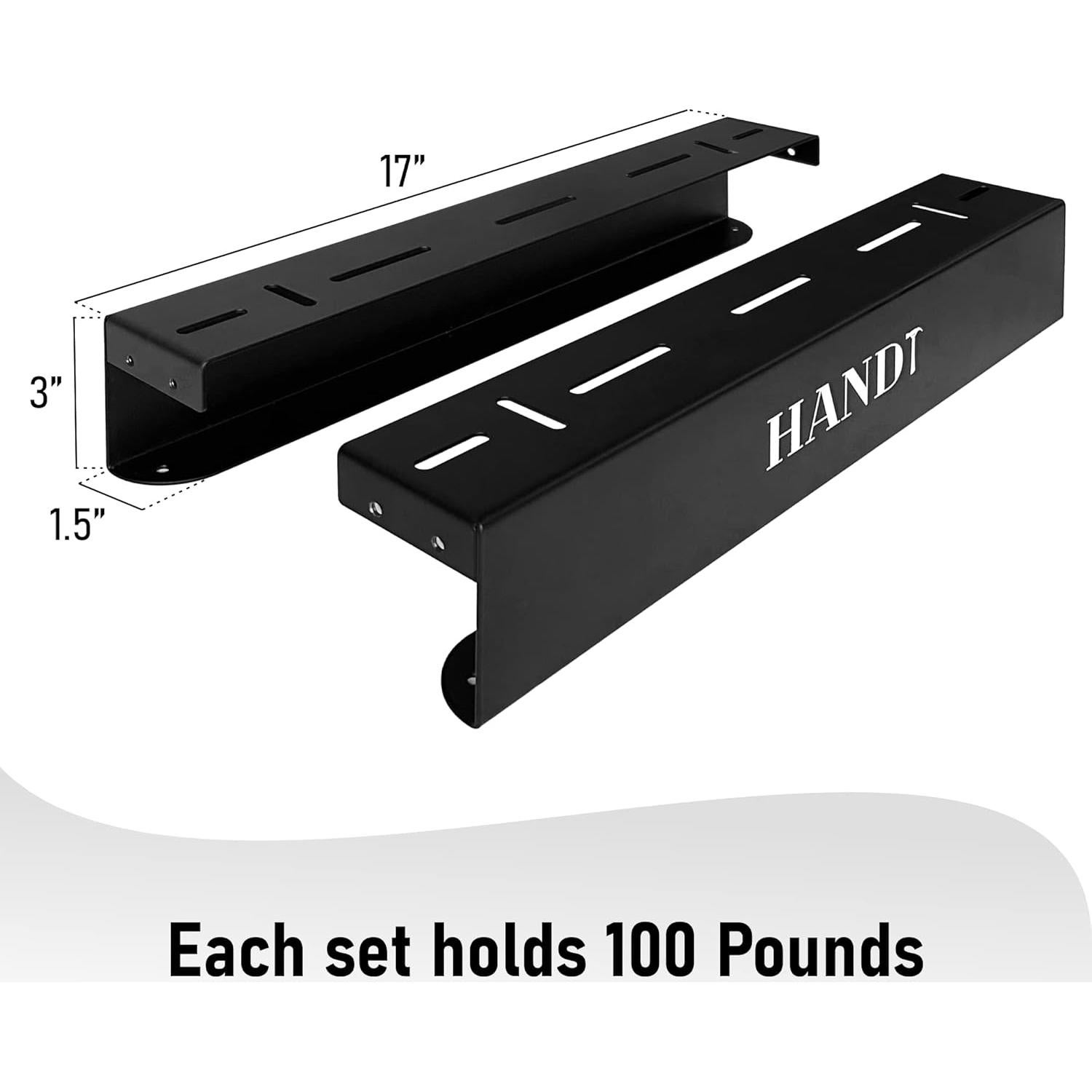 Estante de Almacenamiento en Techo HANDT, 4 Juegos, Carga Pesada