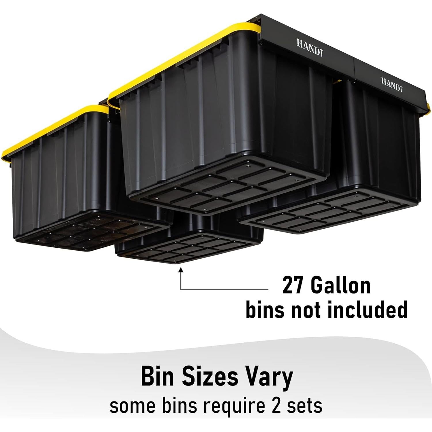 Estante de Almacenamiento en Techo HANDT, 4 Juegos, Carga Pesada