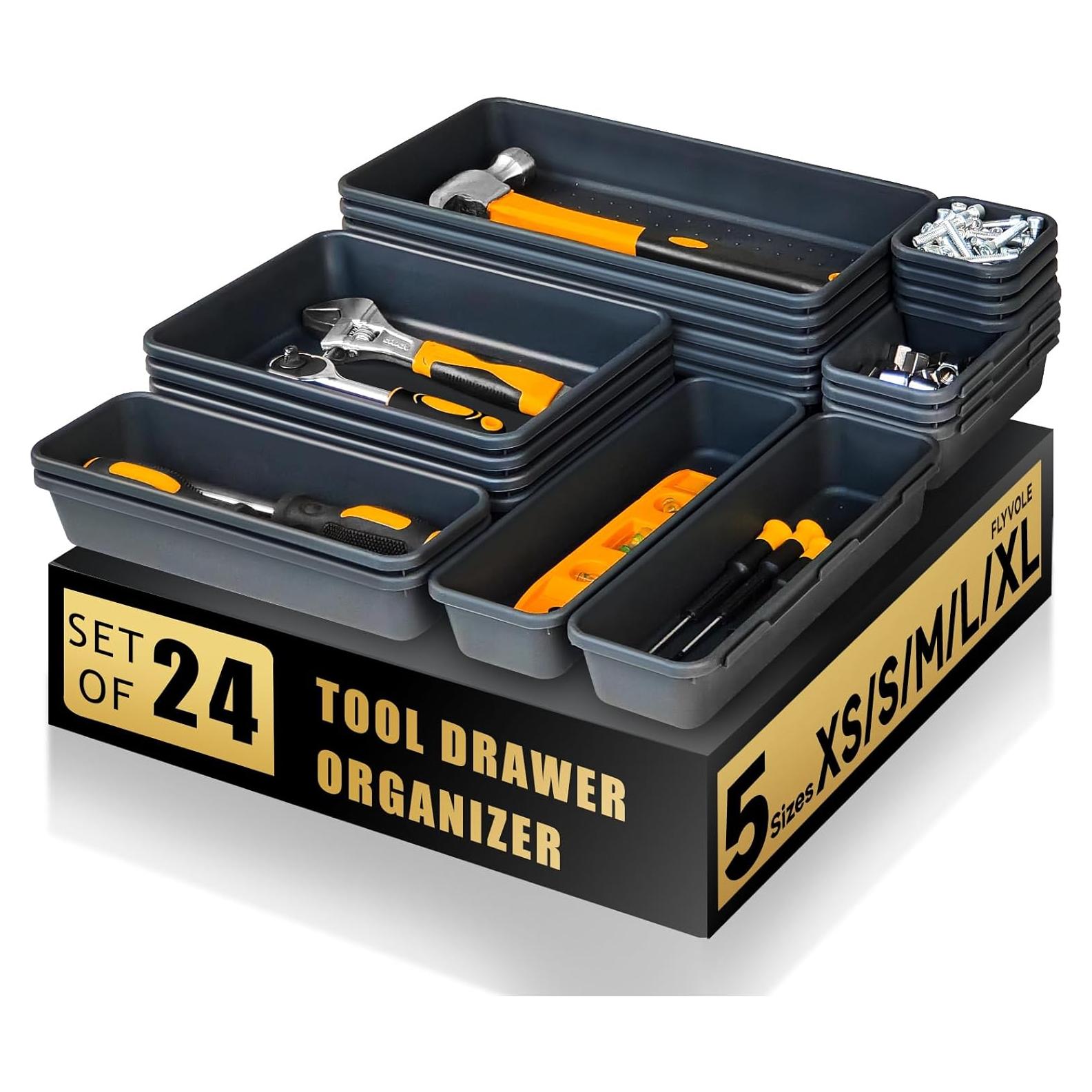Bandeja Organizadora de Herramientas FLYVOLE 24 PCS