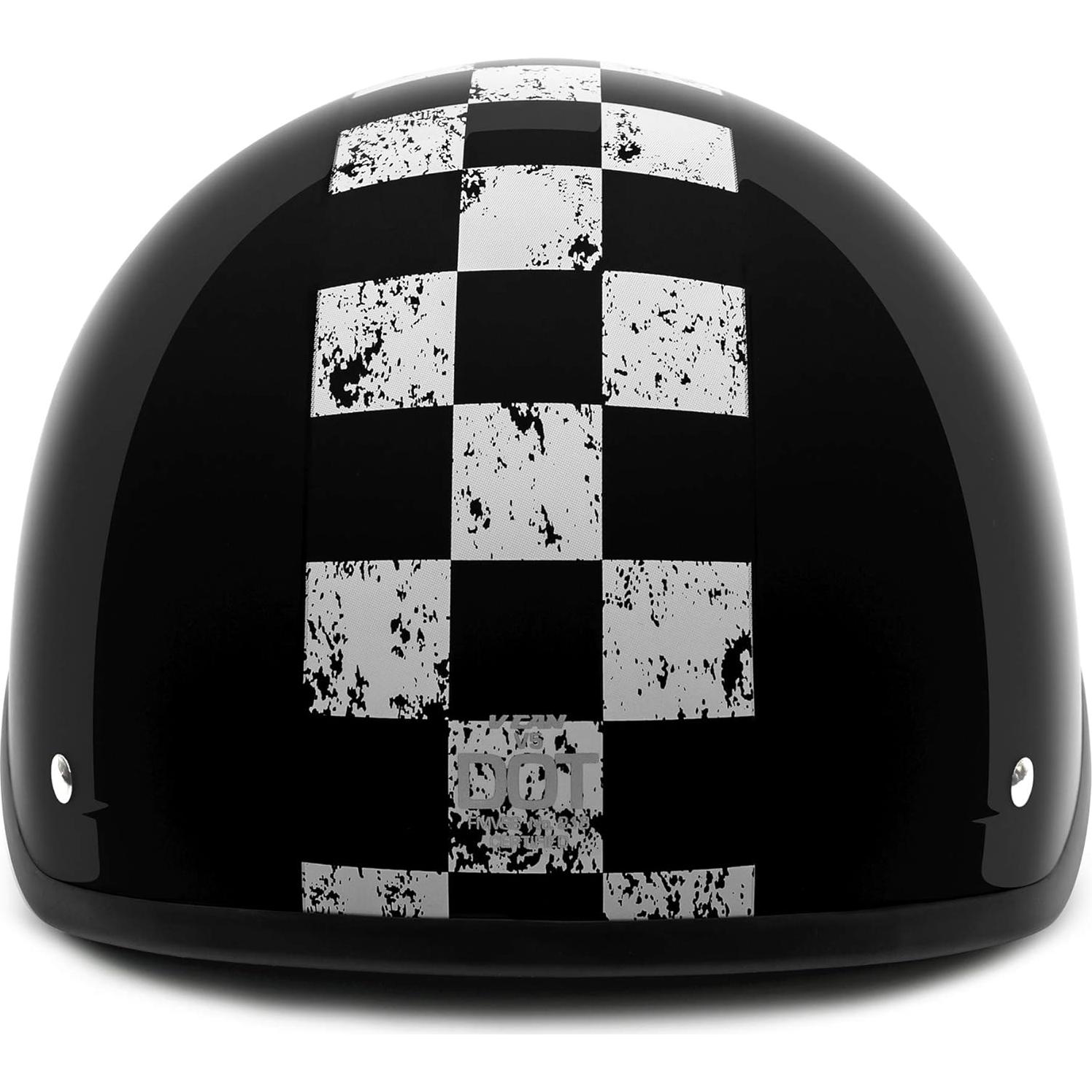 Casco de Motocicleta VCAN V5 Negro Brillante XL